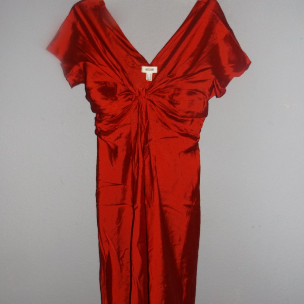 MOSCHINO RED SILK KNOT size 10